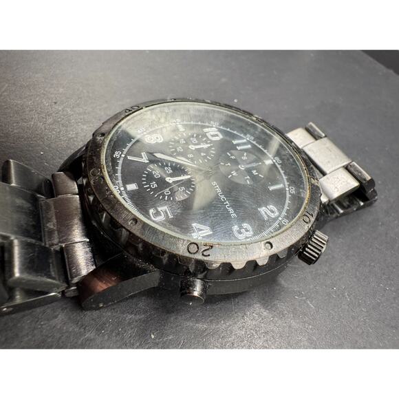 Structure Men’s Chronograph Watch 33881 124 Gunmetal Stainless Steel 51mm main image 16